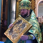 В 10-ю годовщину своей архиерейской хиротонии епископ Паисий совершил Литургию в Успенском кафедральном соборе