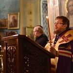 В Успенском кафедральном соборе Яранска состоялось молебное пение с акафистом Спасителю  
