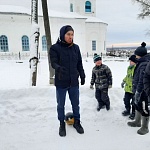 На приходе Ильинского храма села Юрьево состоялись Рождественские мероприятия с участием детей 