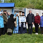 Епископ Паисий побывал в гостях у Нины Михайловны Колчиной