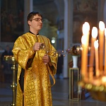 В Успенском кафедральном соборе состоялся молебен перед чтимым образом Спасителя