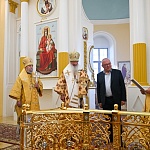 Архипастыри Вятской митрополии возглавили Литургию в селе Великорецком