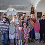 Приход Тихвинского храма п. Санчурск провёл благотворительную акцию «Собери ребенка в школу»