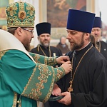 В 10-ю годовщину своей архиерейской хиротонии епископ Паисий совершил Литургию в Успенском кафедральном соборе