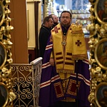 Перед чтимым в Яранске образом Нерукотворного Спаса состоялся молебен с акафистом